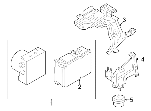 SK4Z-14536-A Ford BRACKET