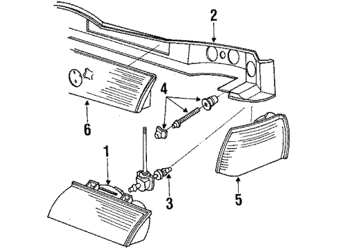 Ford E94Y8A284B Mount Panel E94Y8A284B Ford Mount Panel
