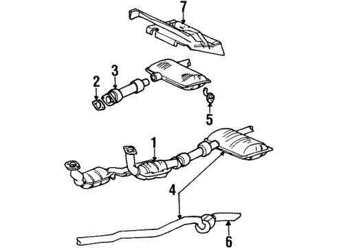 2F2Z-5F250-A Ford Catalytic Converter