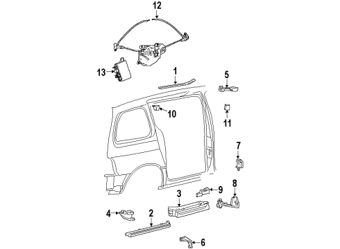 Ford XF2Z1626562BA Shield, Driver Side XF2Z1626562BA Ford Shield, Driver Side
