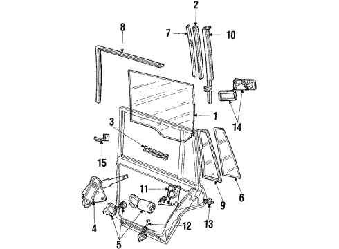 E3AZ-54233V94-ARM Ford Window Motor