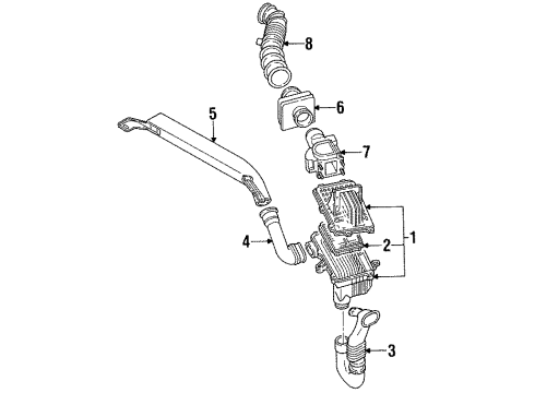 Ford F3CZ-9B989-BA Throttle Position Sensor F3CZ-9B989-BA Ford Throttle Position Sensor