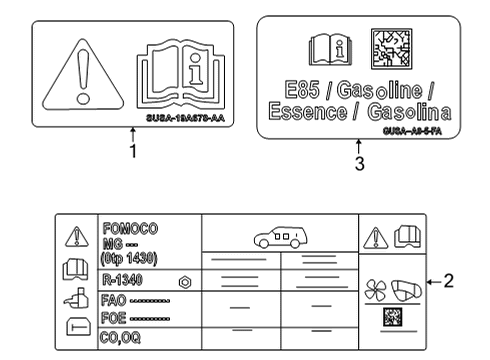 JL1Z-5400014-A Ford Decal
