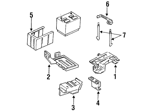 F3XY-14301-A Ford Negative Cable