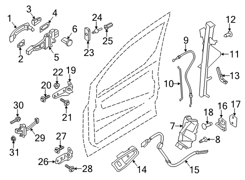 KV6Z-14630-AP Ford Wire Harness, Passenger Side