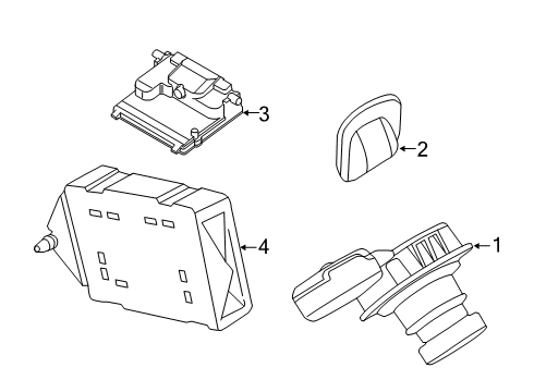 Ford KT1Z-9C888-E Switch KT1Z-9C888-E Ford Switch