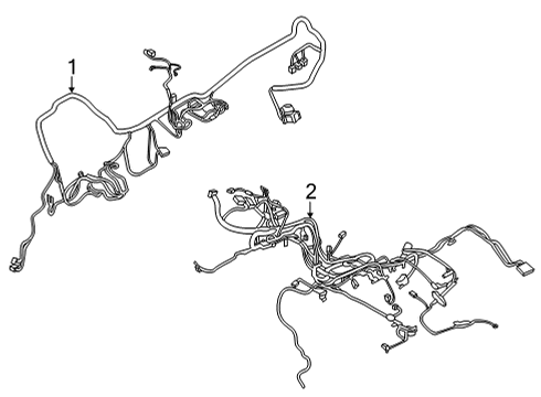 RU5Z-12A581-AK Ford Wire Assembly