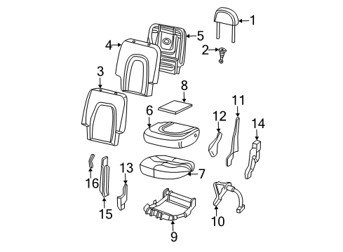 Ford 3L2Z-7861348-KAB Inner Cover, Passenger Side 3L2Z-7861348-KAB Ford Inner Cover, Passenger Side