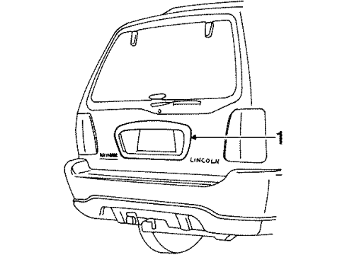 F85Z13412AA Ford Socket & Wire