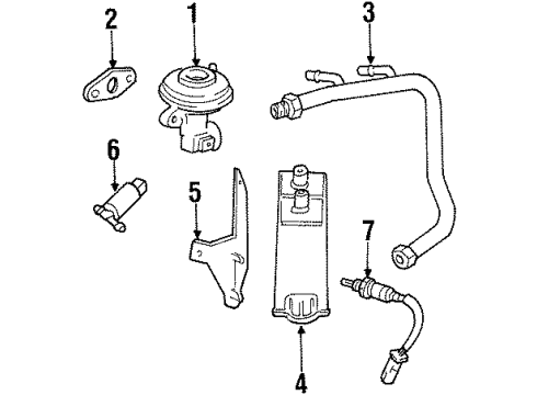 Ford 1F2Z-9D664-AA Vapor Canister Bracket 1F2Z-9D664-AA Ford Vapor Canister Bracket