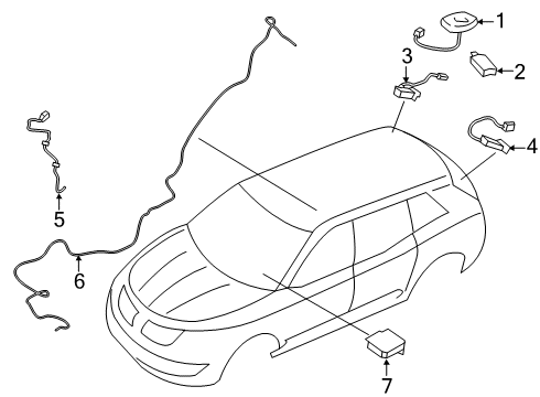 JA1Z-19A390-C Ford Antenna Base