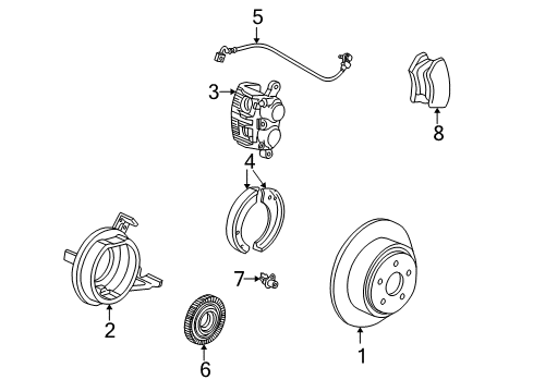 2C6Z-2780-AB Ford Parking Brake Control