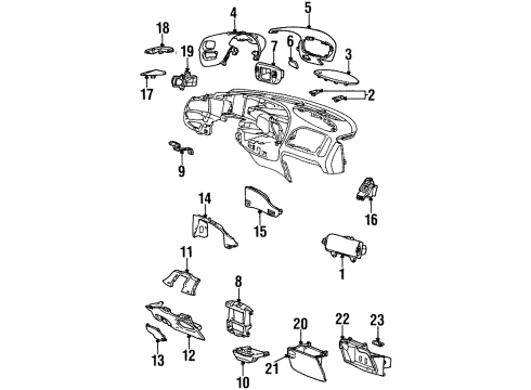 YL7Z-11654-AAE Ford Headlamp Switch