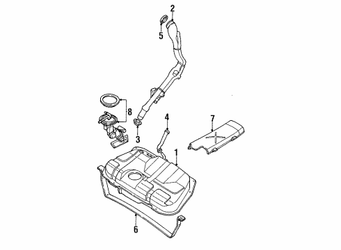 F8RZ-9H307-BD Ford Fuel Pump