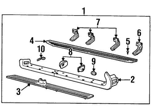 F85Z-13707-AA Ford Lamp Lens