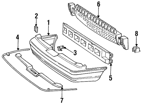 F6WY17C830AA Ford Impact Strip
