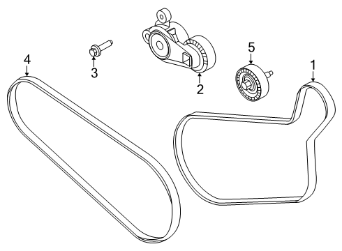 RB5Z-8620-B Ford V-Belt