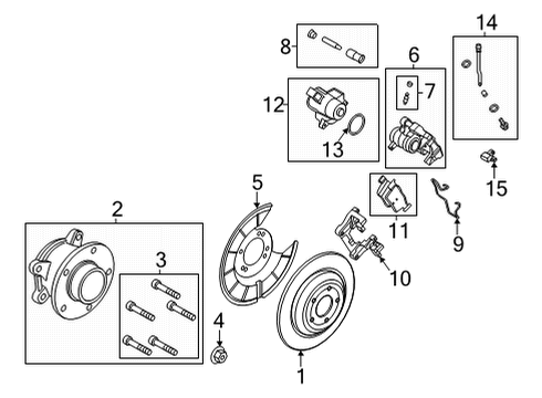 SZ6Z-2282-B Ford Hose Assembly - Brake