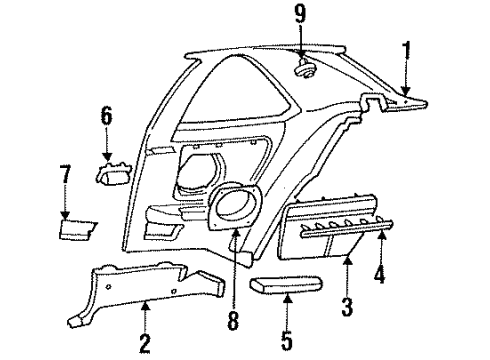 F4SZ18808AA Ford Speaker