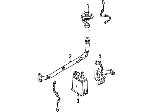 XS4Z-9D665-AA Ford Vapor Canister Bracket