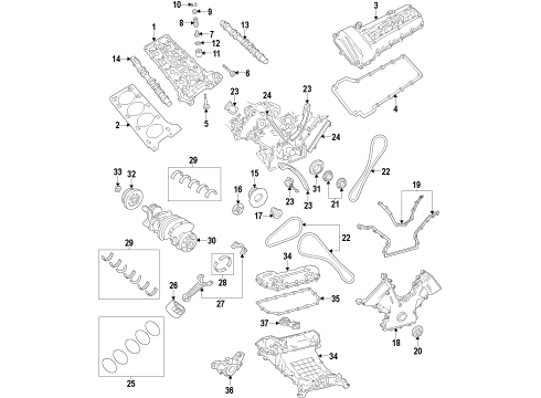 Ford XW4Z6148AA Piston Rings XW4Z6148AA Ford Piston Rings