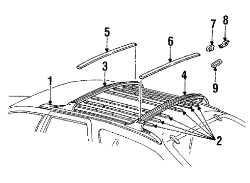 E3DZ74550A20A Ford Tie Down Hook