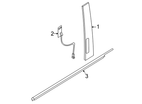 NZ6Z-16038-A Ford Decal, Front Passenger Side