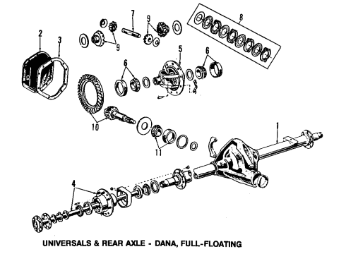 Ford 4C2Z-4630-BA Pinion Bearings 4C2Z-4630-BA Ford Pinion Bearings