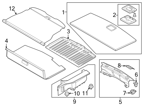 Ford LC5Z-78310A67-AE Compartment - Glove Box - Driver'S LC5Z-78310A67-AE Ford Compartment - Glove Box - Driver'S