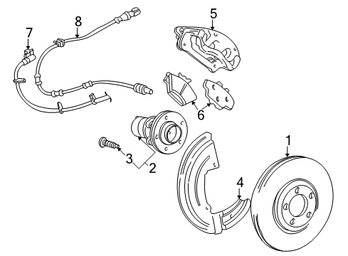5U2Z-2321-E Ford Hardware Kit