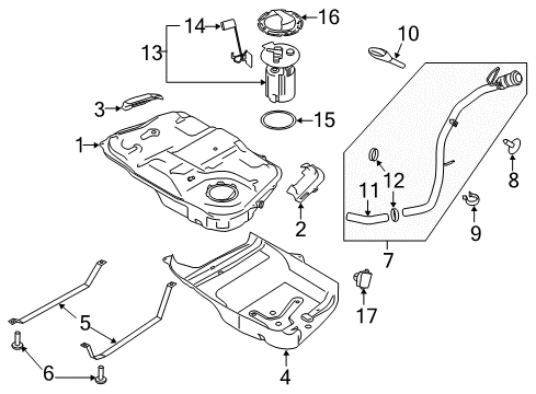 Ford DG9Z-9H307-AD Fuel Pump DG9Z-9H307-AD Ford Fuel Pump