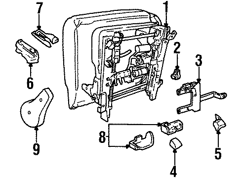 Ford F5VY5462276AAA Shield, Passenger Side F5VY5462276AAA Ford Shield, Passenger Side