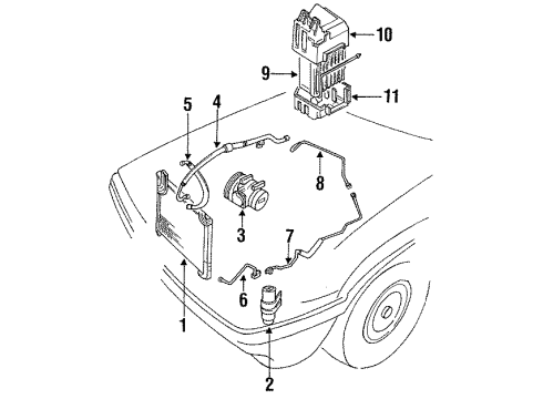 FOJY19972A Ford A/C Hoses