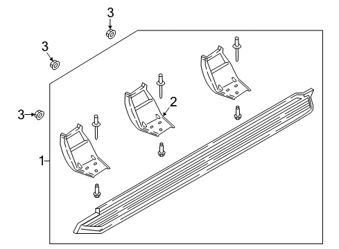 SL1Z-16450-AA Ford Step Assembly