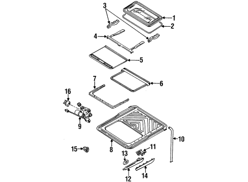 YS2Z54502D40AA Ford Tension Cable, Passenger Side