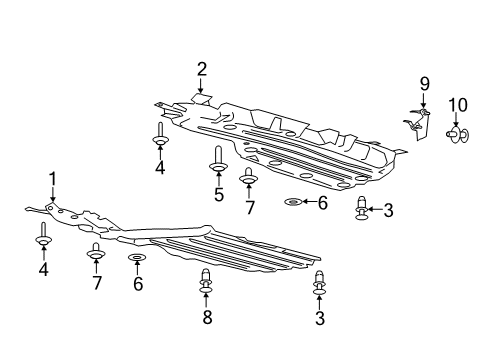 Ford LB5Z-7811398-E Deflector LB5Z-7811398-E Ford Deflector