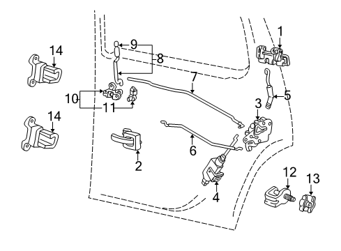 Ford 6L5Z-7826413-B Lock 6L5Z-7826413-B Ford Lock