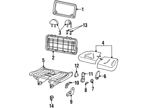 Ford XF5Z1261349AA Pivot Cover, Driver Side XF5Z1261349AA Ford Pivot Cover, Driver Side