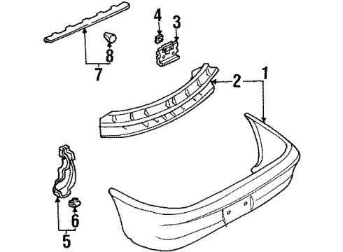 Ford F7CZ-17E838-AA Shield, Passenger Side F7CZ-17E838-AA Ford Shield, Passenger Side