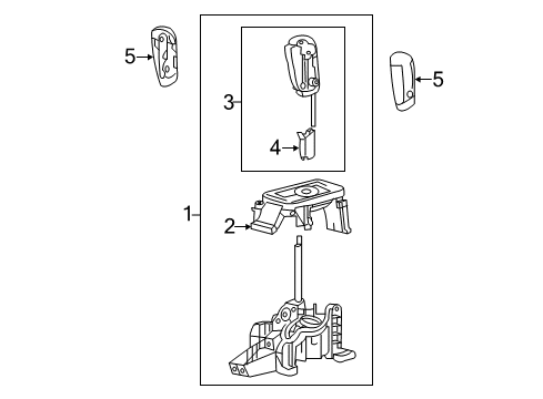Ford FL1Z-7E395-A Shift Control Cable FL1Z-7E395-A Ford Shift Control Cable