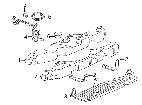 2C5Z-9H307-CB Ford Fuel Pump