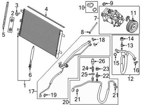 Ford ML3Z-19867-AK Tube Assembly ML3Z-19867-AK Ford Tube Assembly