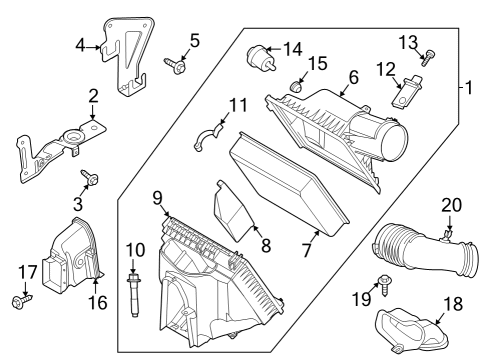 Ford LC3Z-9F479-A Map Sensor LC3Z-9F479-A Ford Map Sensor