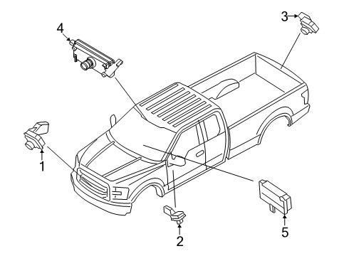 RL3Z-14G647-P Ford Control Assembly - Advanced Driver
