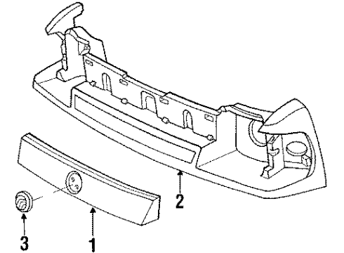 E66Y8C299A Ford Grille