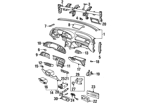 Ford F8RZ5406024AAB Glove Box Door F8RZ5406024AAB Ford Glove Box Door