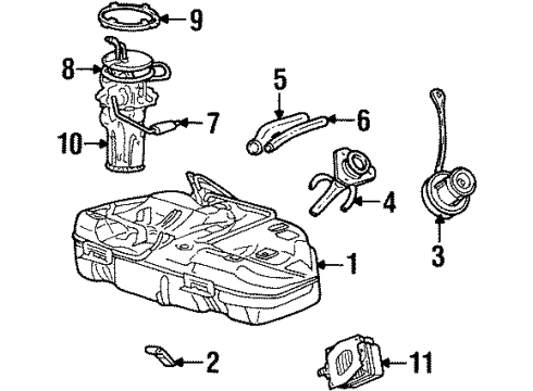 F8OZ-9275-AB Ford Fuel Sending Unit