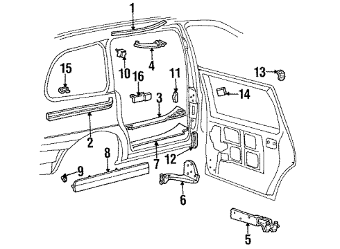 Ford F58Z1626562A Shield F58Z1626562A Ford Shield
