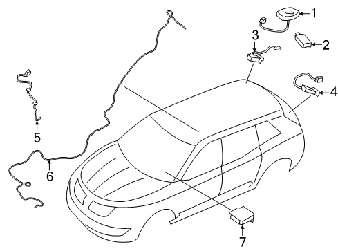 FA1Z-10E893-C Ford Antenna
