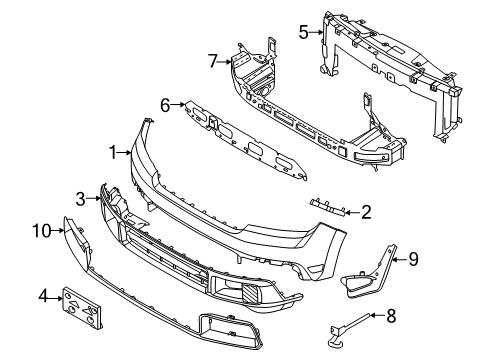 Ford -W704874-S450B Grille Assembly Screw -W704874-S450B Ford Grille Assembly Screw